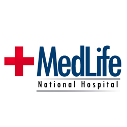 Med Life National Hospital  Logo Design