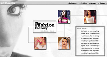 Nadda Online Fashion Web Design