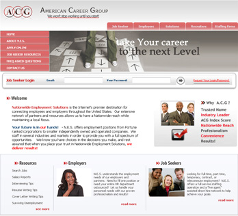 American Career Group Web Design