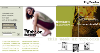 Top Looks Fashion Web Design